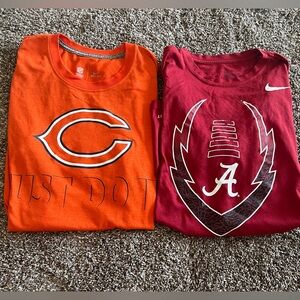 Nike Kids' Red and Orange Graphic T-Shirts